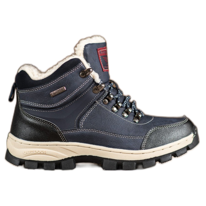 Arrigo Bello Zimske čizme na vezanje plava