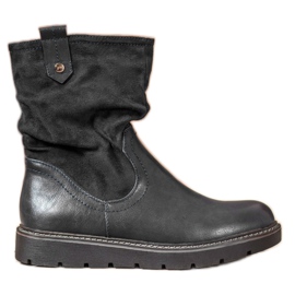 Ideal Shoes Radnici na platformi crna