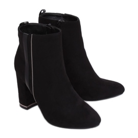 Crne čizme s visokim potpeticama M378 Crna