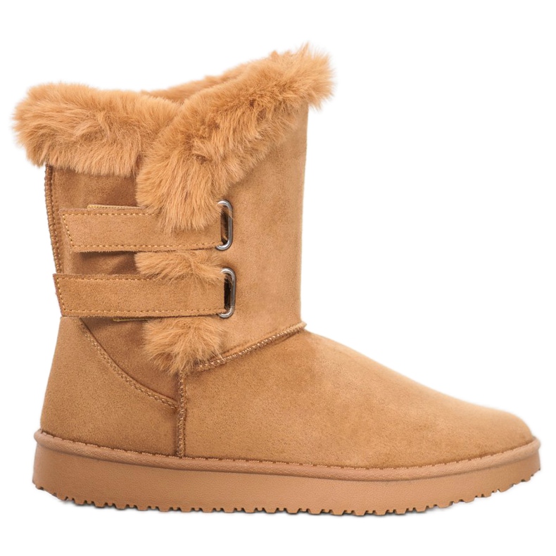 SHELOVET Tople čizme za snijeg smeđa