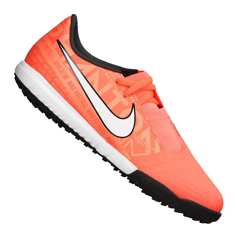 Nike Phantom Vnm Academy Tf Jr AO0377-810 nogometne cipele naranča naranče i crvene