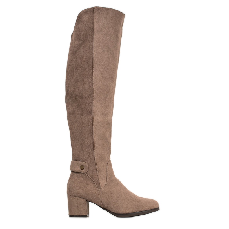 Goodin Tople čizme iznad koljena smeđa