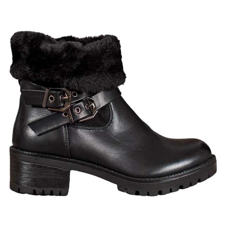 Marquiz Topli radnici s krznom crno