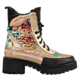 Seastar Čizme na modnoj platformi crna