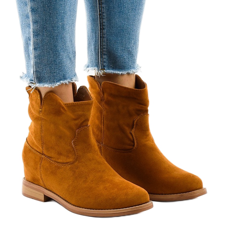 Smeđe kaubojske čizme NC981 smeđa