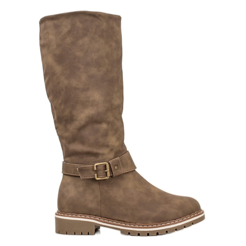 Super Me Čizme s ovčjom kožom smeđa