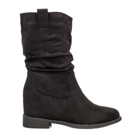 Super Mode Klasične crne kaubojke crna