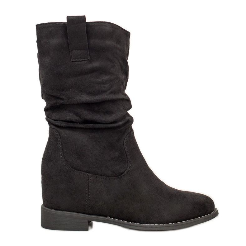 Super Mode Klasične crne kaubojke crno