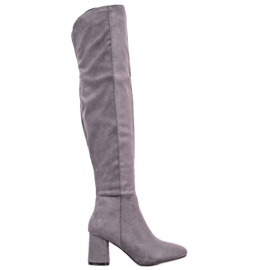 Seastar Elegantne čizme na postu siva