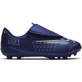 Nike Mercurial Vapor 13 Club Mds Mg PS (V) Jr CJ1149 401 nogometne cipele plava tamnoplava