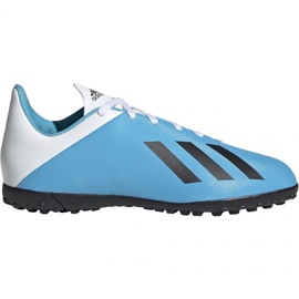 Kopačke Adidas X 19.4 Tf Jr F35347 višebojan plava
