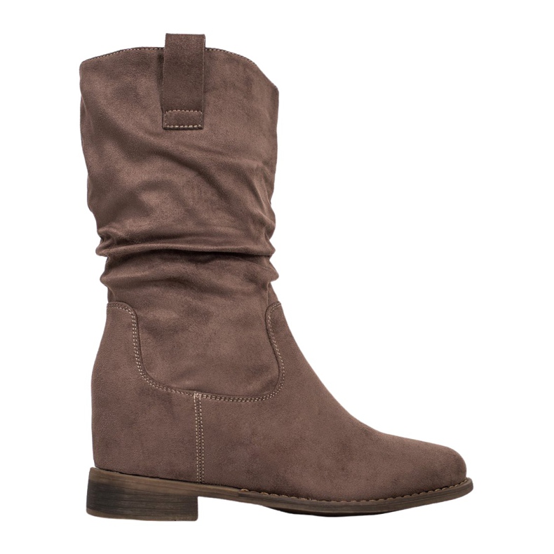 Super Mode Klasične kaubojske čizme kaki zelena