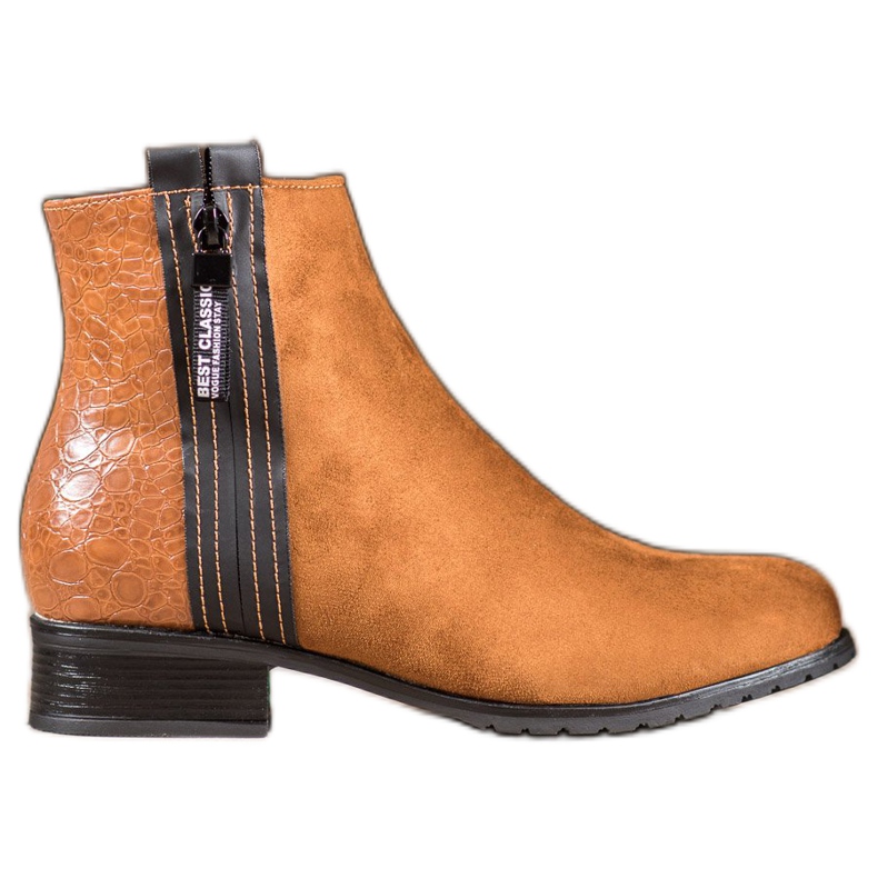 Erynn Čizme s ukrasnim zatvaračem smeđa