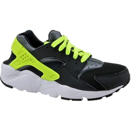 Cipele Nike Huarache Run Gs W 654275-017 crno žuta boja