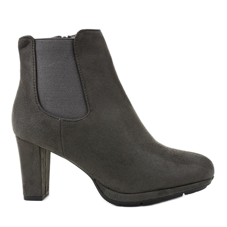 Sive čizme na stupu F156-2 siva