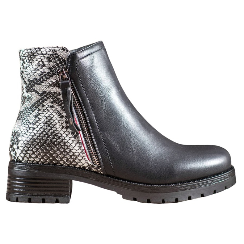 SHELOVET Radnici na platformi Snake Print crno