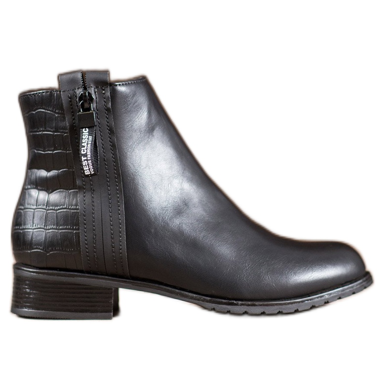 Erynn Čizme s ukrasnim zatvaračem crno