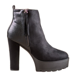 Weide Tople čizme na platformi crna