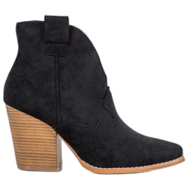 Kaubojske čizme od antilopa na stupu crna