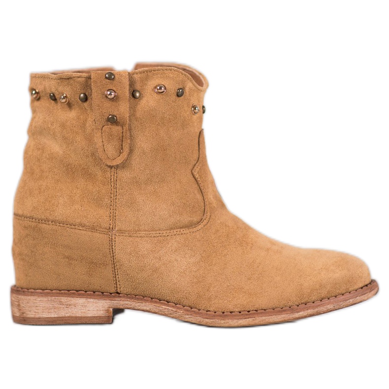 Bella Paris Kaubojske čizme od antilopa s mlaznicama smeđa