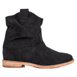 Bella Paris Kaubojske čizme na klin crna