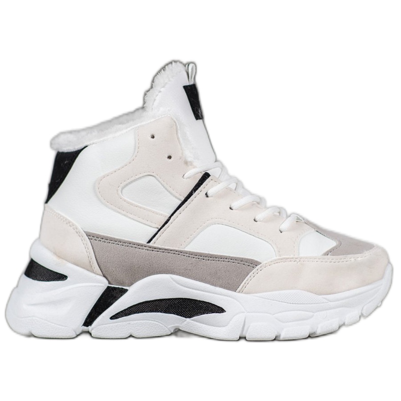 Bella Paris Tenisice s krznom bijela raznobojna