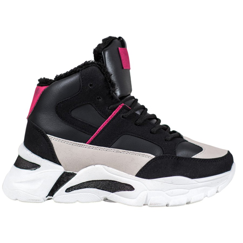 Bella Paris Tenisice s krznom crno raznobojna