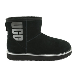 Ugg Classic Mini Ugg gumeni logotip W 1110087-BMT Cipele crna siva