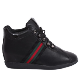 Crne cipele na skrivenom klinu K1833909 Crnac