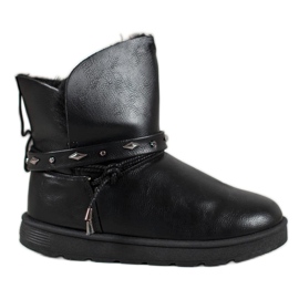 SHELOVET Mukluki sa eko kožom crna
