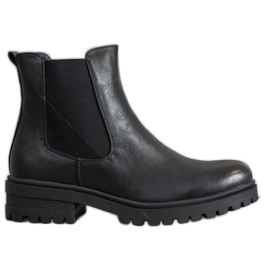 Super Mode Klasični radnici izrađeni od eko kože crna