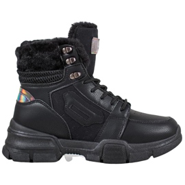 SHELOVET Sportske čizme s Holo efektom crna