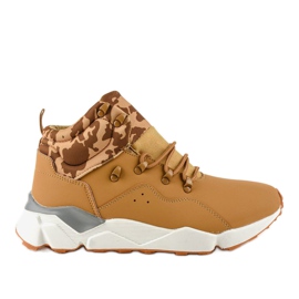 F33-3 smeđe izolirane tenisice smeđa