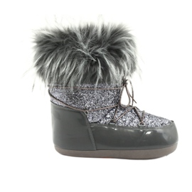 Udobne čizme za snijeg siva