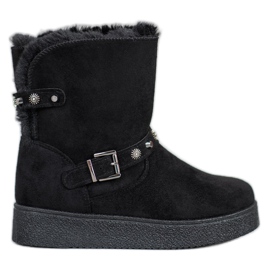 SHELOVET Mukluki s mlaznicama crna