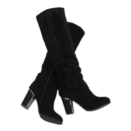 Crne štikle 1103-GG Crna crno