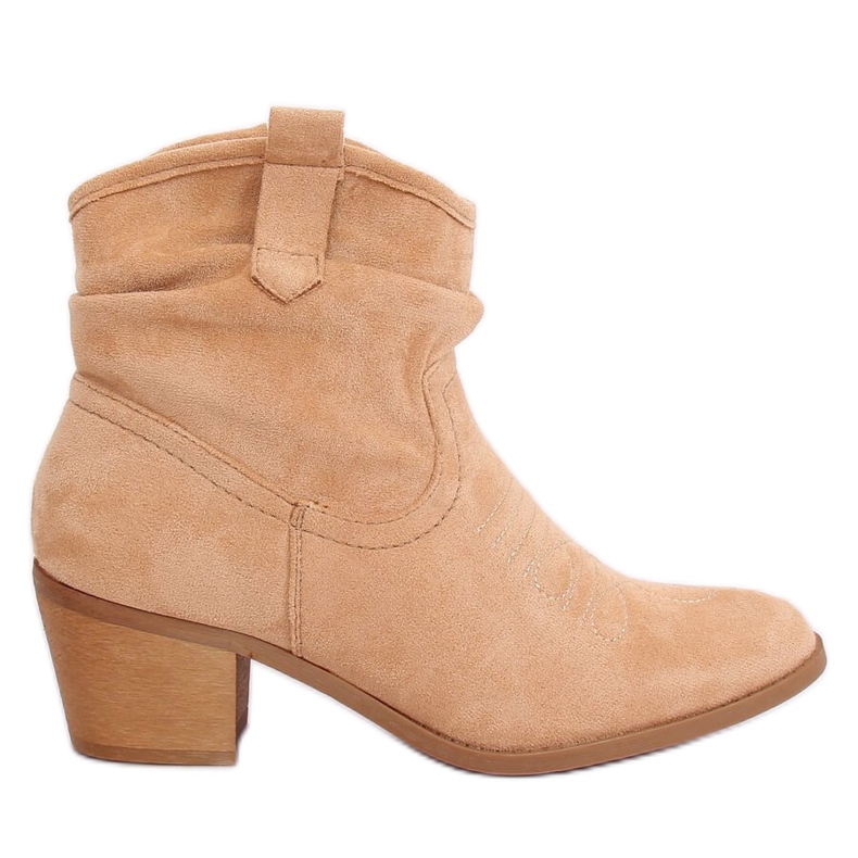 Kratke kaubojske čizme antilop bež 9166 bež