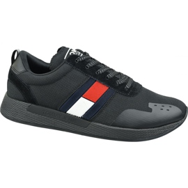 Cipele Tommy Hilfiger Flag Flexi Tommy Jeans tenisice M EM0EM00331 990 crna