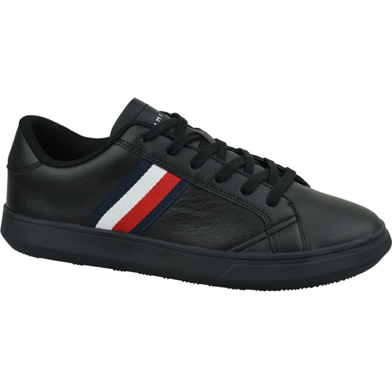 Cipele Tommy Hilfiger Essential Leather Cupsole M FM0FM02388 Bds crno