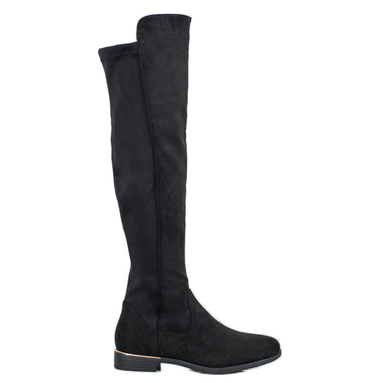 Super Me Čizme od bedra od antilopa crno