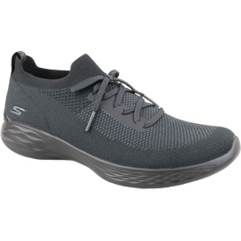 Skechers You Shine Trainers W 14957-BKGY siva