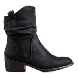 Super Mode Tople kaubojke na postu crna