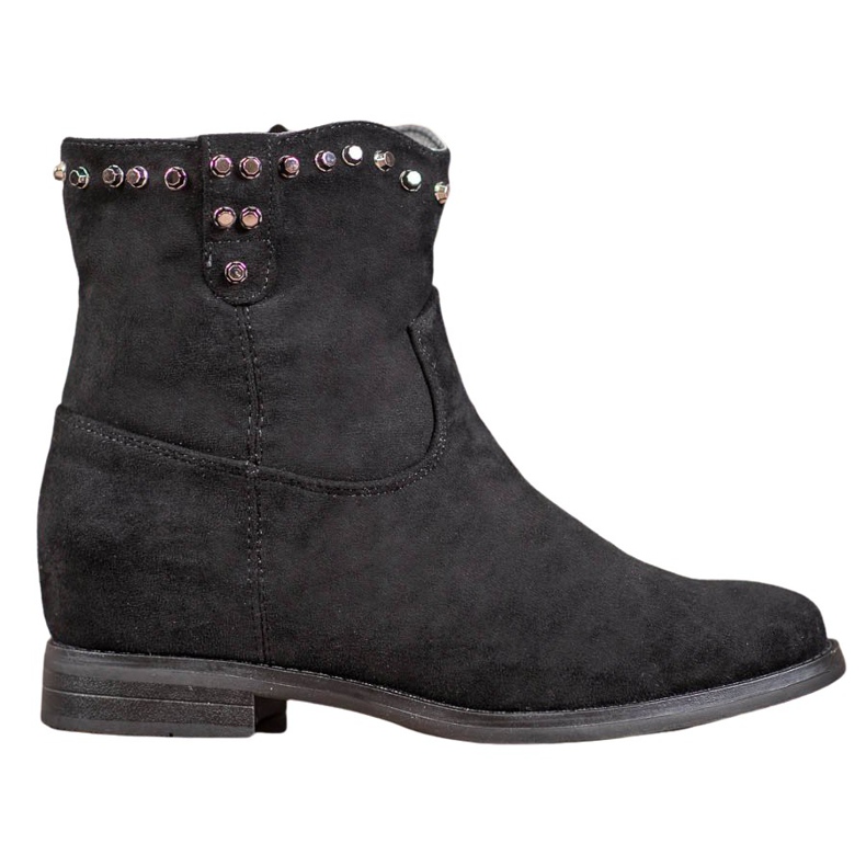 Ideal Shoes Tople kaubojske čizme s mlaznicama crno