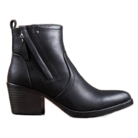 J. Star Udobne čizme na post crno