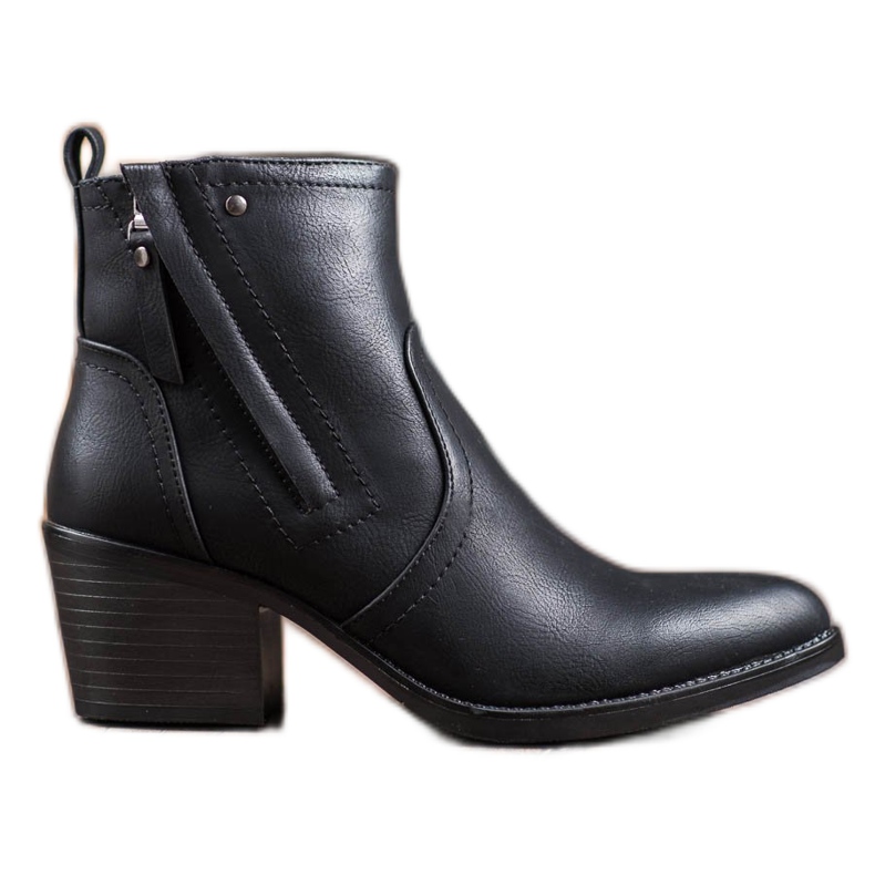 J. Star Udobne čizme na post crno