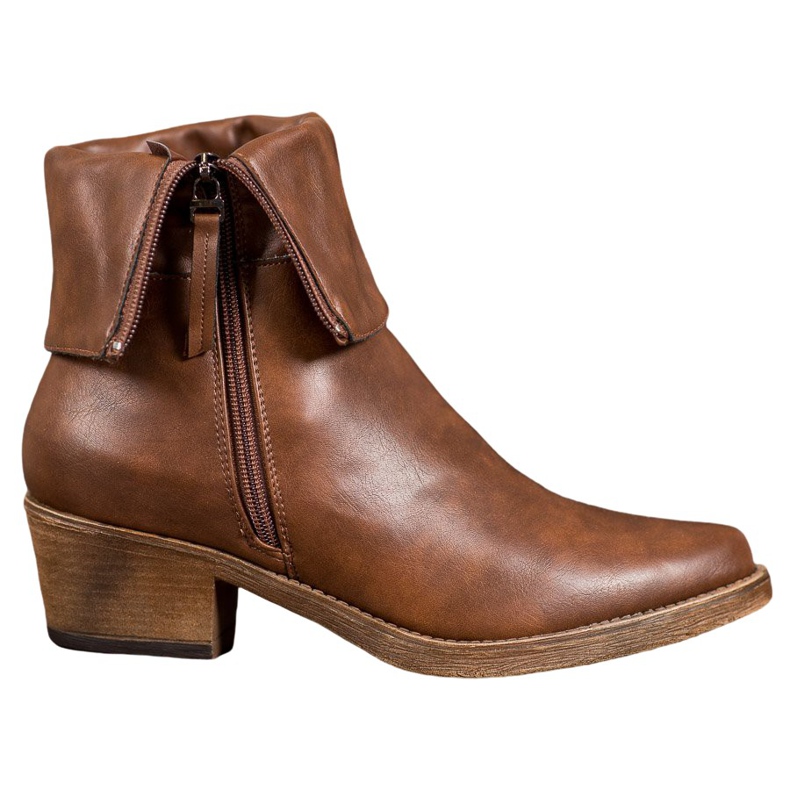 Kylie Kaubojske čizme s gornjom stranom smeđa