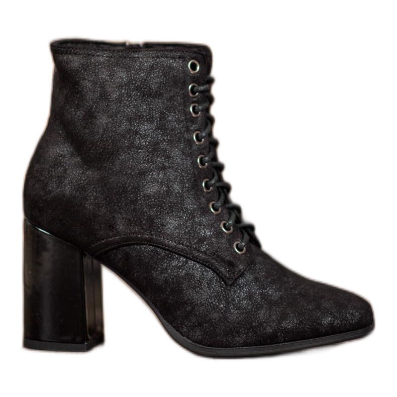 Kylie Vezane čizme na postu crno