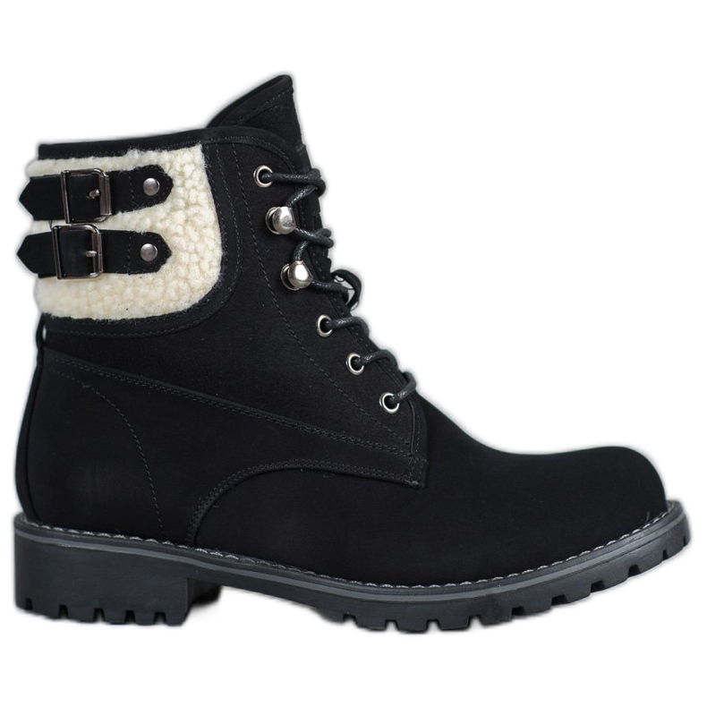 SDS Hvatači tekstila s ovčjom kožom crno