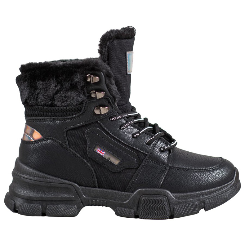 Yes Mile Tenisice s krznom crno