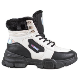 Yes Mile Tenisice s krznom bijela crna